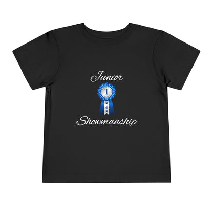 Junior Showmanship Toddler Unisex Short Sleeve Crewneck Tee