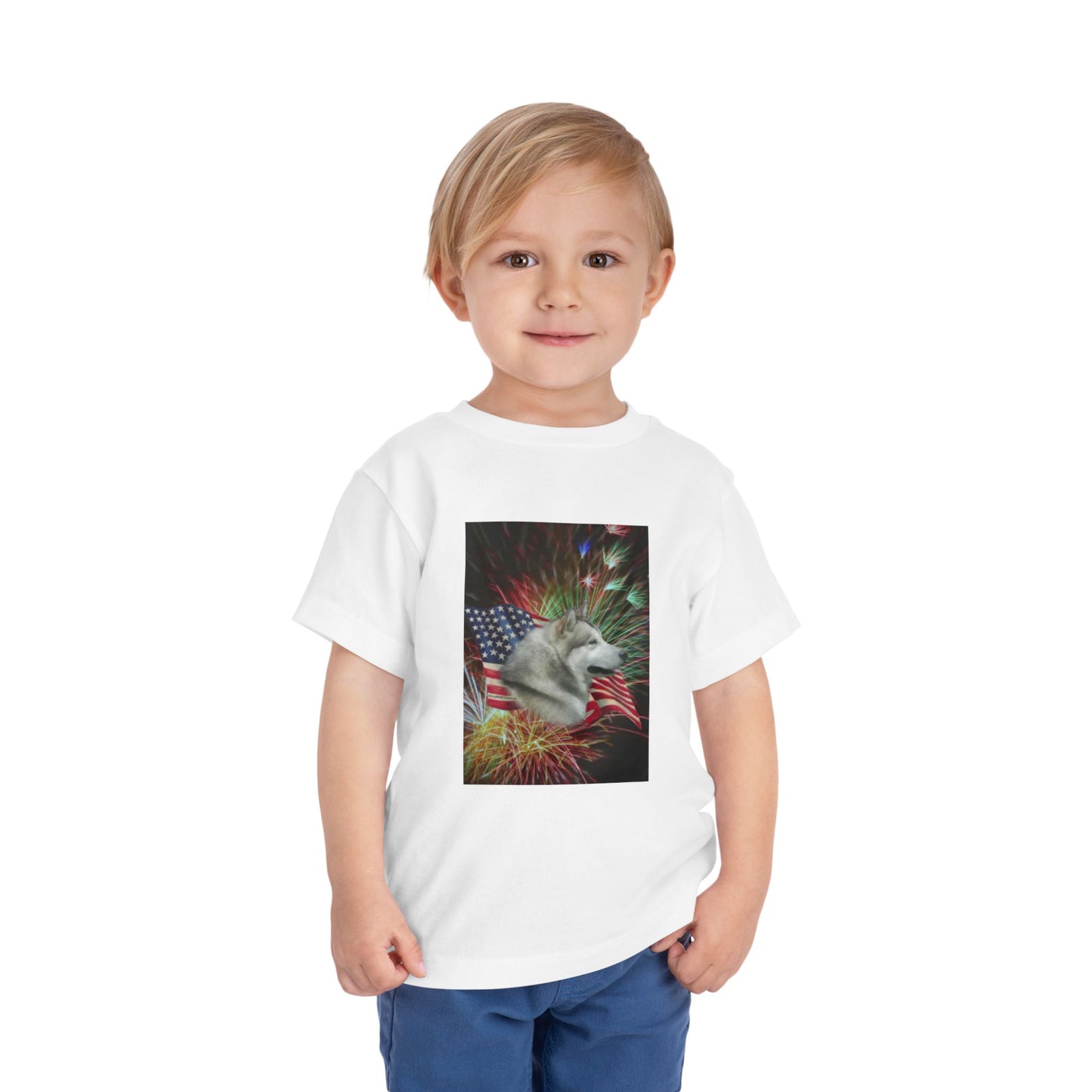 American Malamute Toddler Unisex Short Sleeve Crewneck Tee