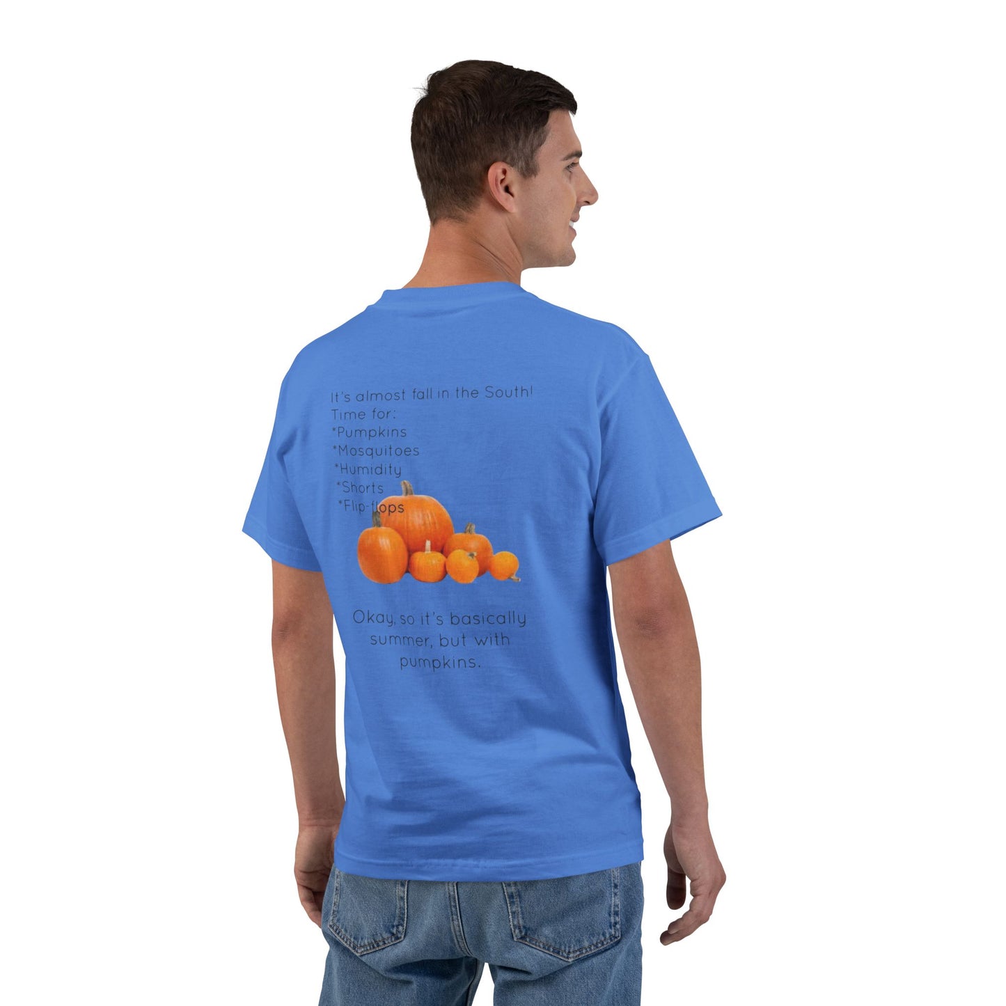Fall In The South Men's Short-Sleeve Crewneck Tee