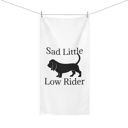 Sad Little Low Rider Mink-Cotton  Beach Towel