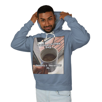 National Coffee Day Unisex Lightweight Hoodie