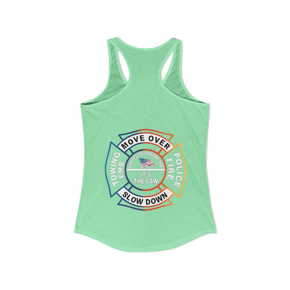 Let First Responders Live Women's Racerback Tank