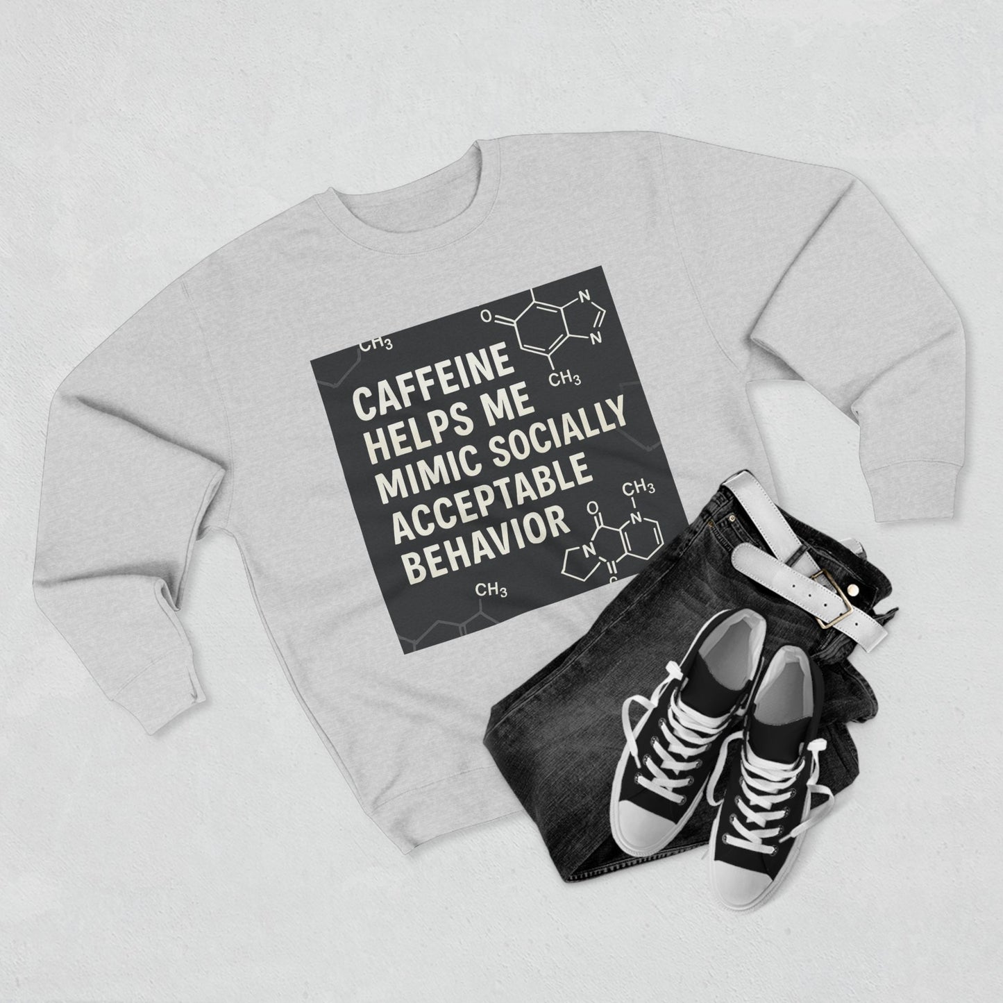 Socially Acceptable Unisex Crewneck Sweatshirt