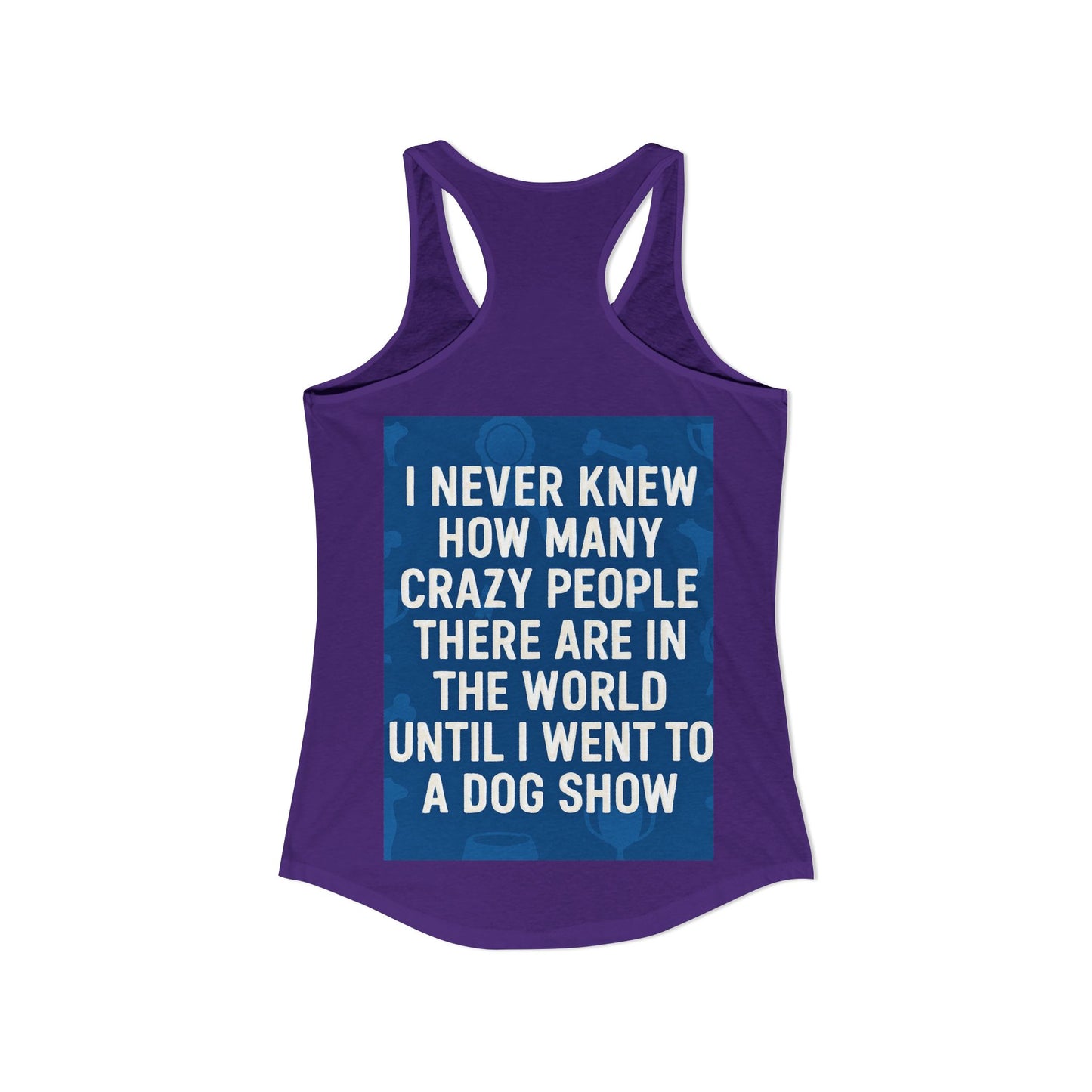 Never Knew Women's Racerback Tank