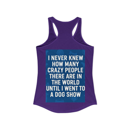 Never Knew Women's Racerback Tank