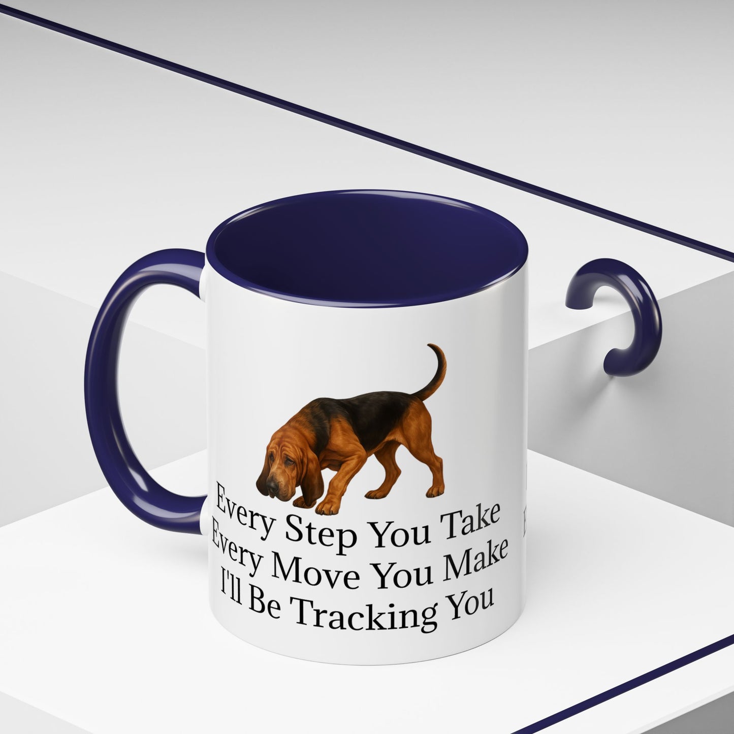 Tracking You 2-Tone Coffee Mug