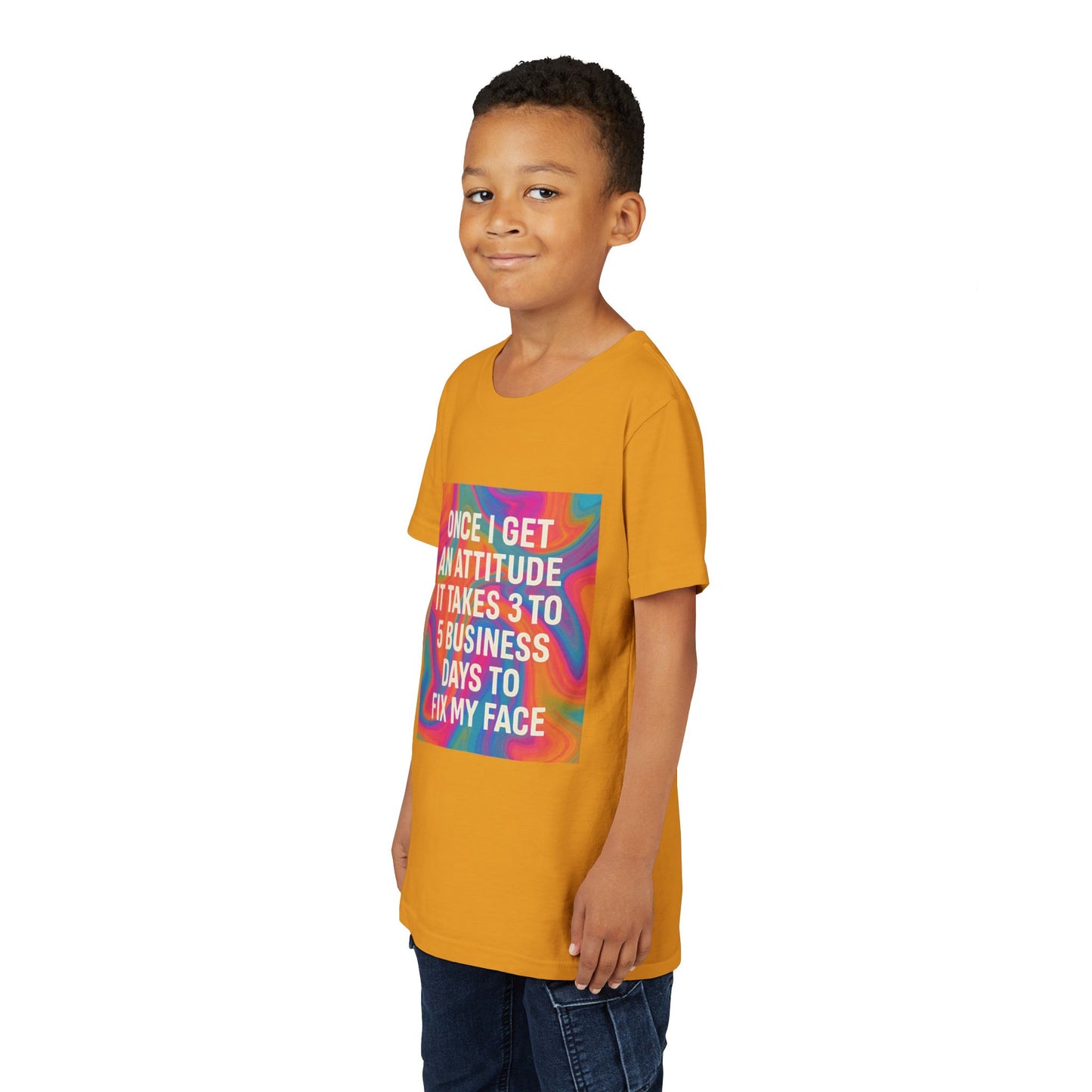 Fix My Face Youth Unisex Short Sleeve Crewneck Tee