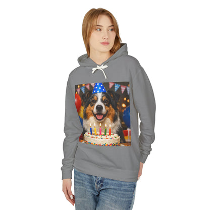 Birthday Buddy Aussie Unisex Lightweight Hoodie