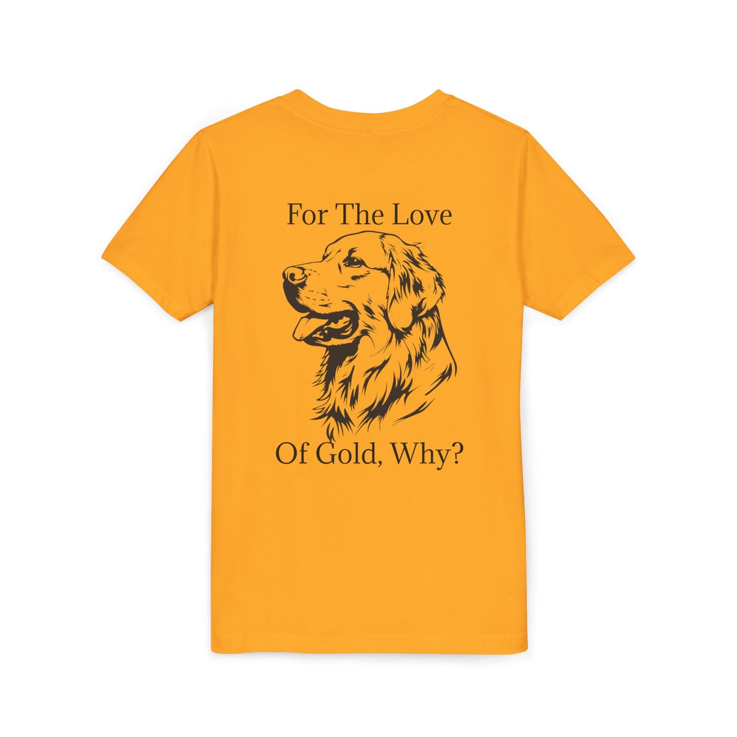 For The Love Of Gold Youth Unisex Short Sleeve Crewneck Tee