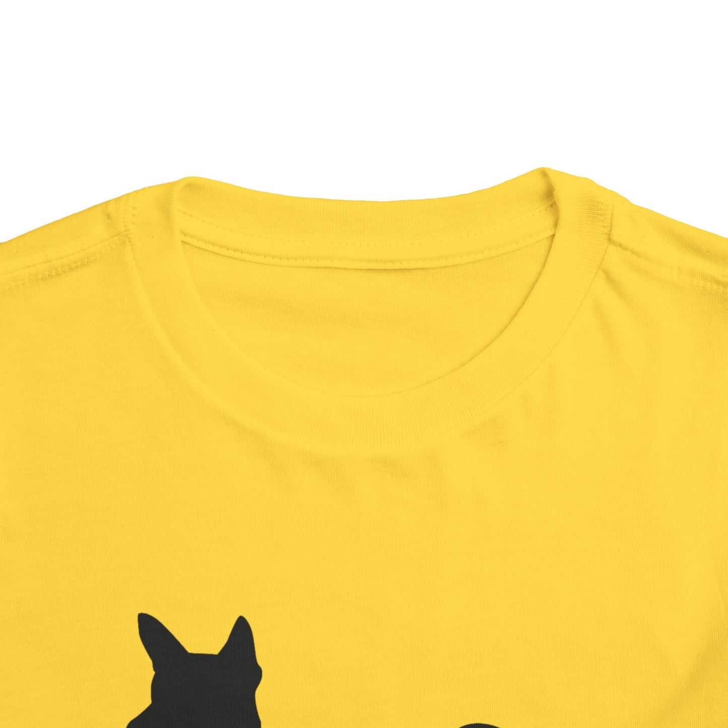 Basenji Silhouette Toddler Unisex Short Sleeve Crewneck Tee