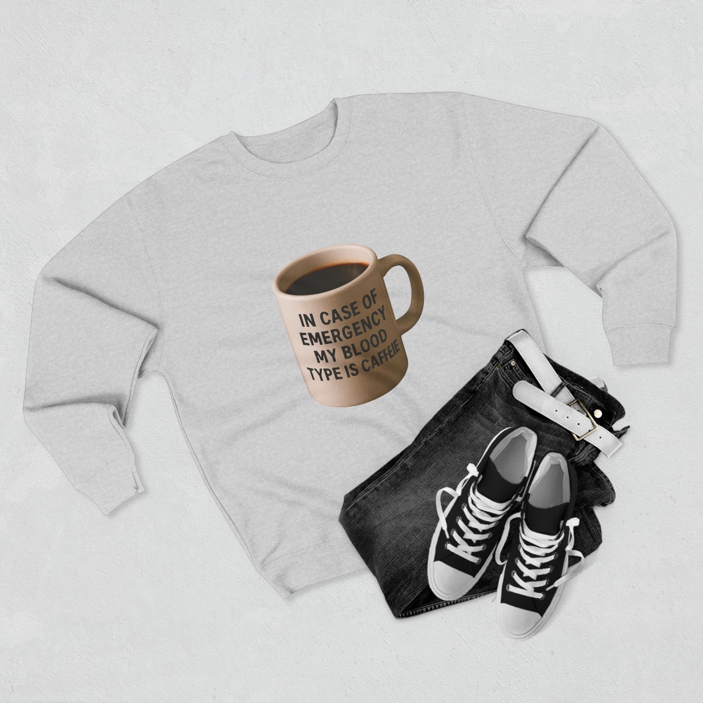 Blood Type Unisex Crewneck Sweatshirt