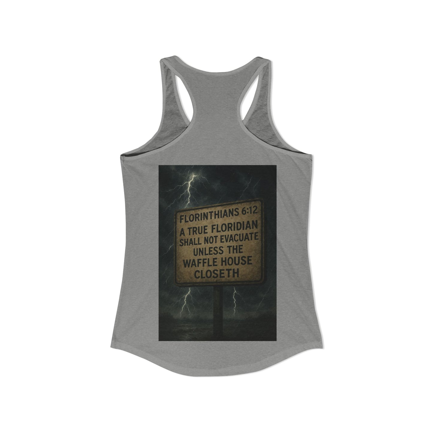 Florinthians 6:12 Women's Racerback Tank