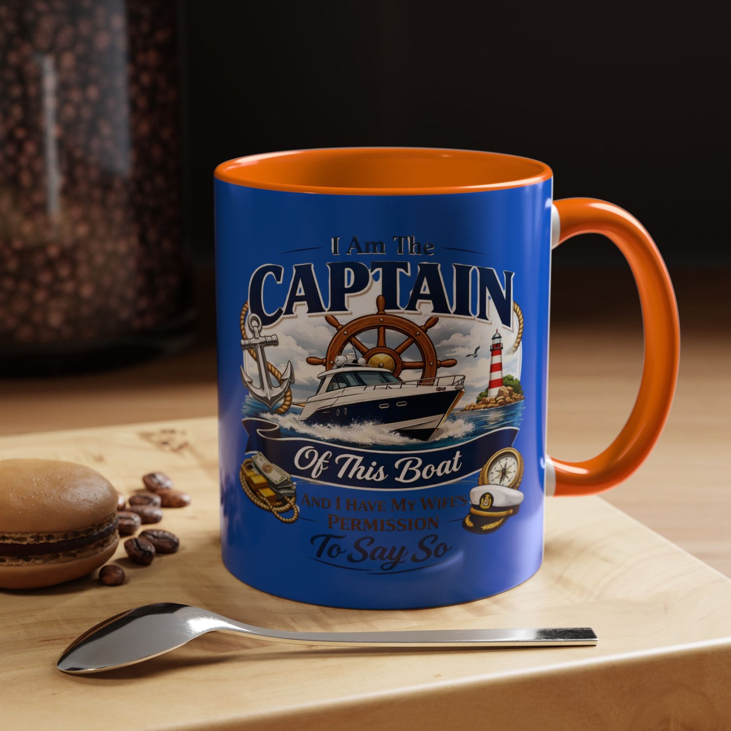 Captain 2-Tone Coffee Mug