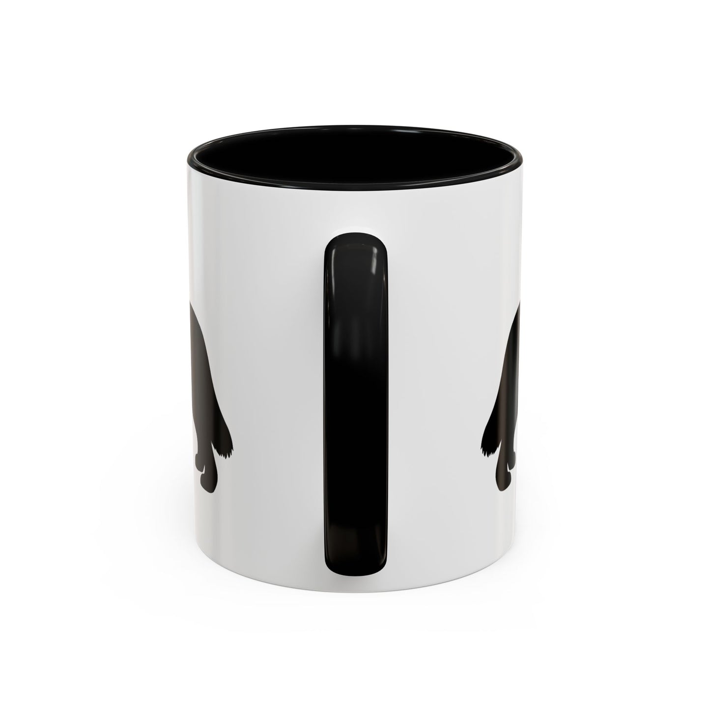 Newfie Silhouette 2-Tone Coffee Mug