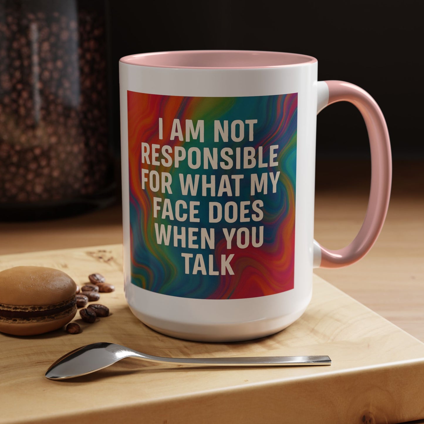 When You Talk 2-Tone Coffee Mug