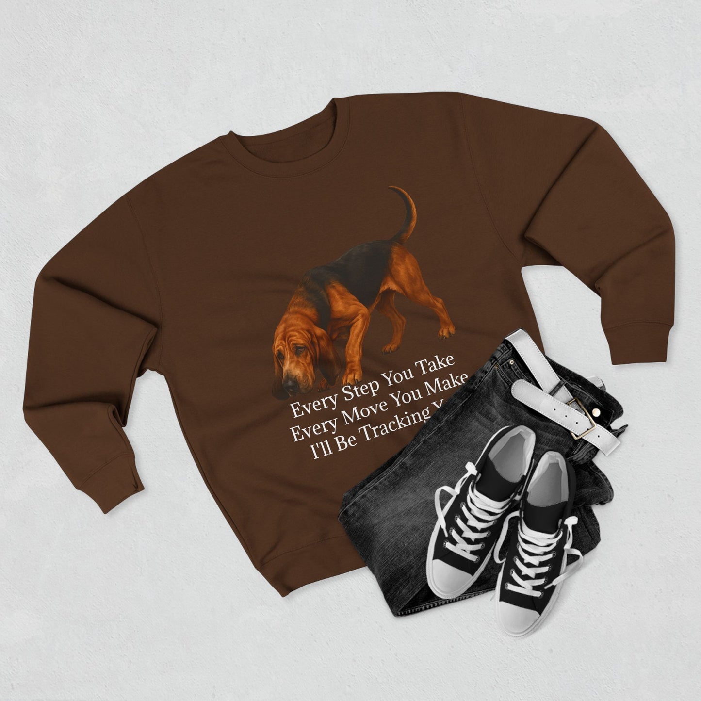 Tracking You Unisex Crewneck Sweatshirt
