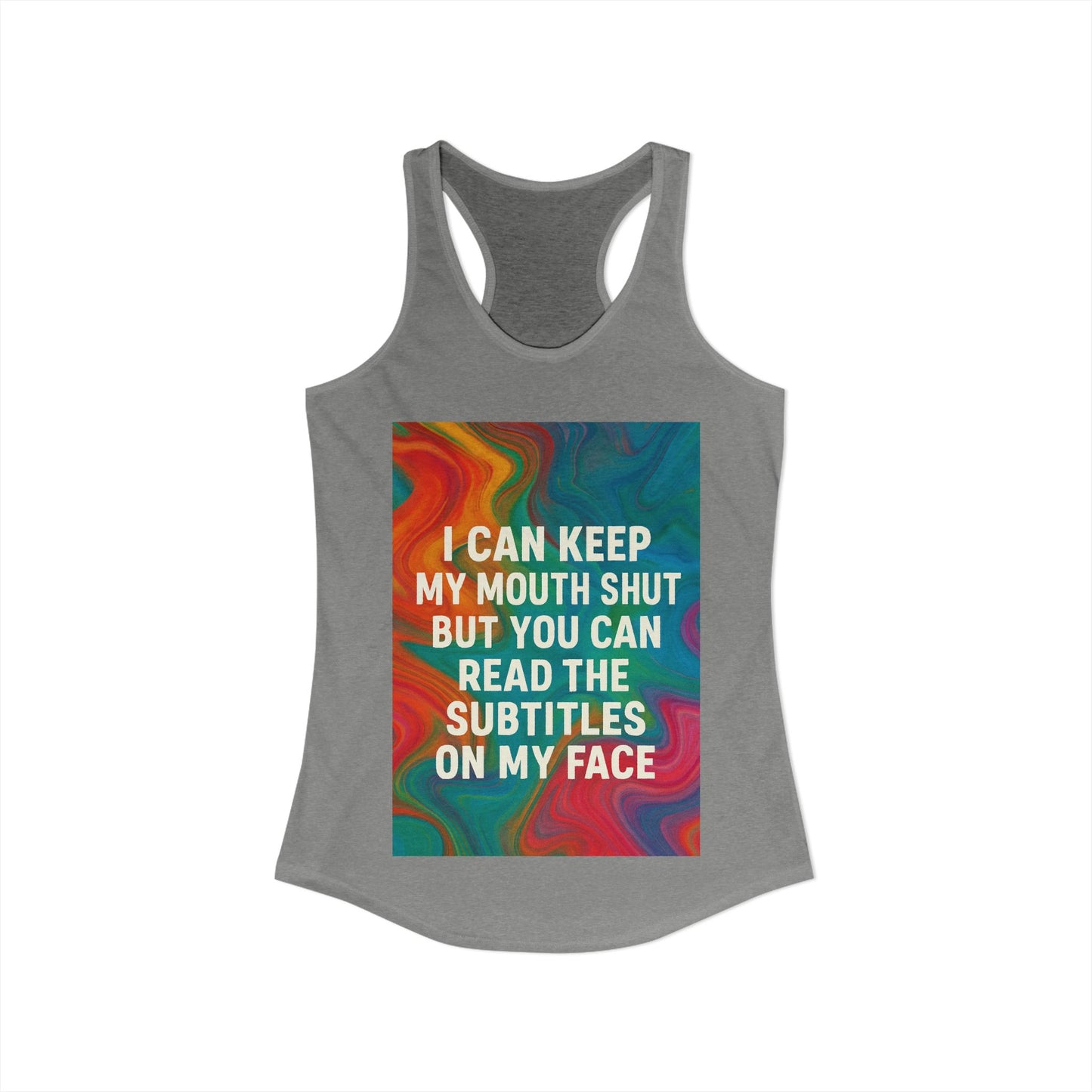 Subtitles Women's Racerback Tank