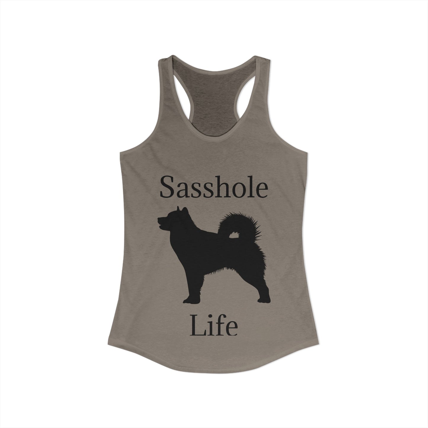 Sasshole Life Women's Racerback Tank