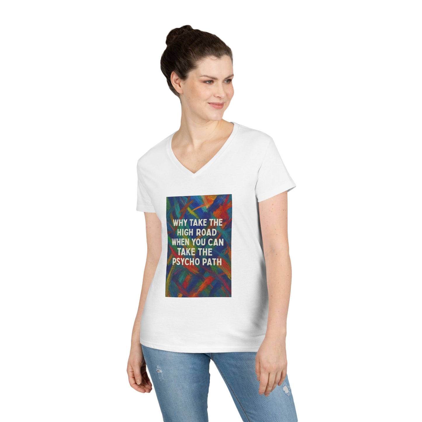 Psycho Path Women's V-Neck T-Shirt