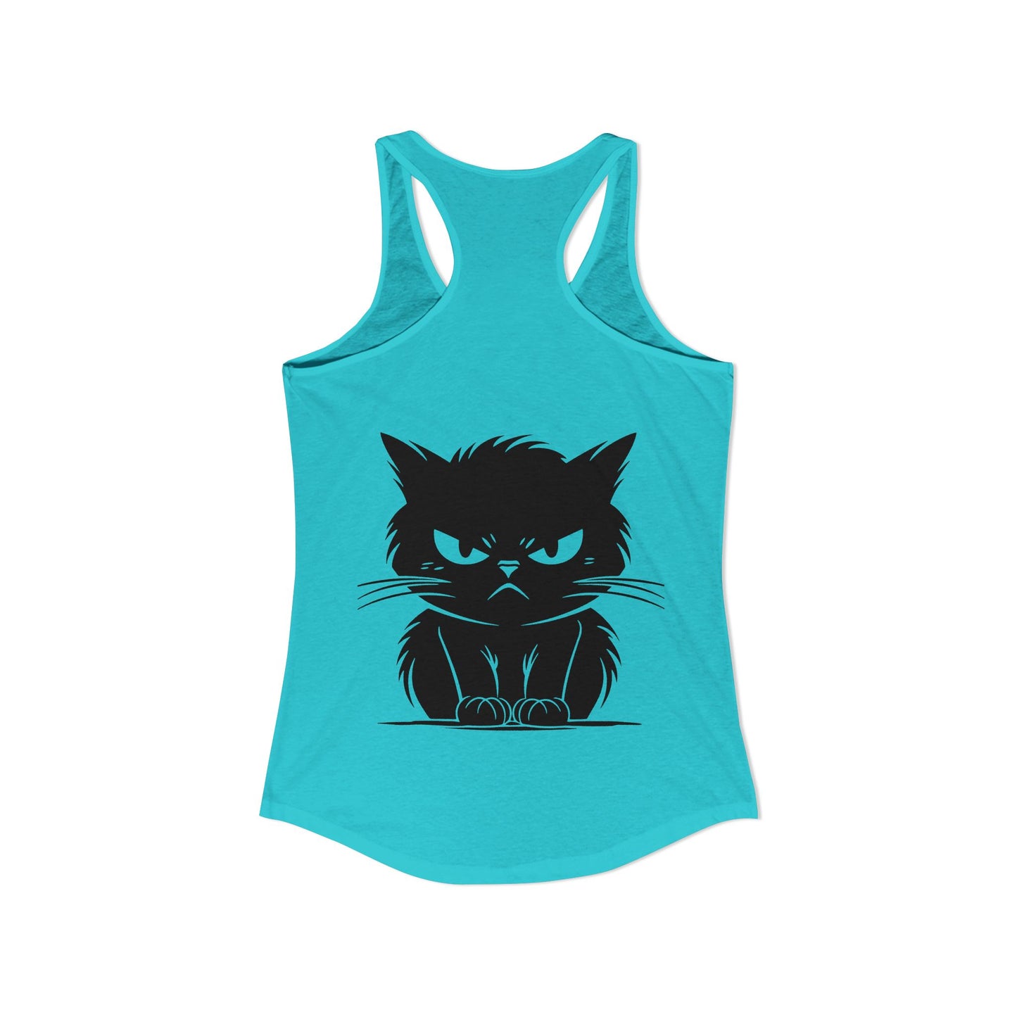 Angry Cat Women's Racerback Tank