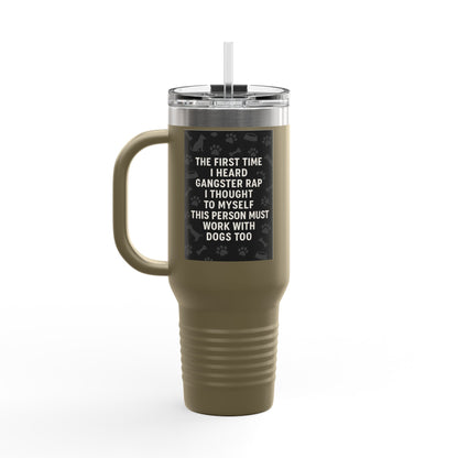 Gangster Rap Insulated Travel Mug