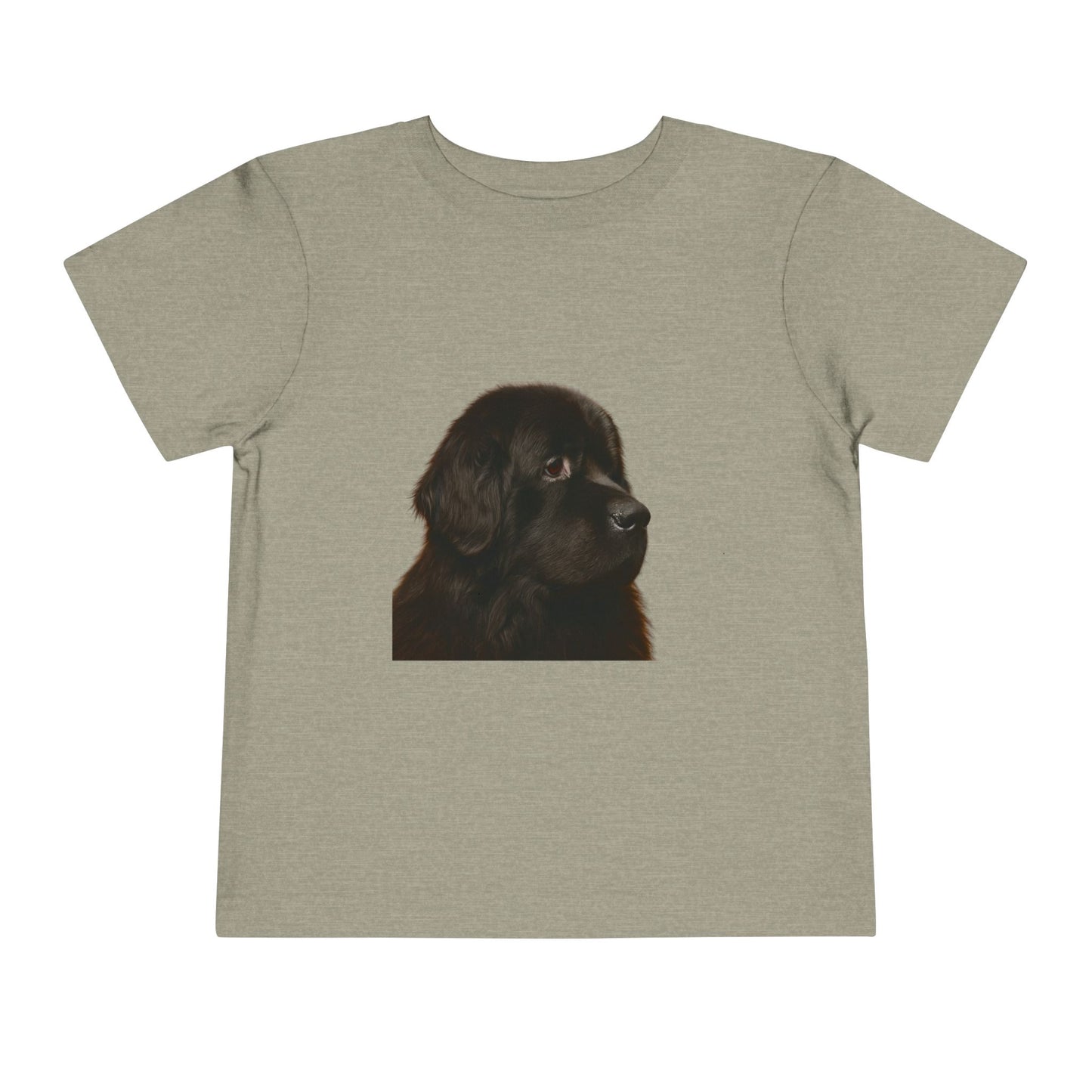 Newfie Head Toddler Unisex Short Sleeve Crewneck Tee