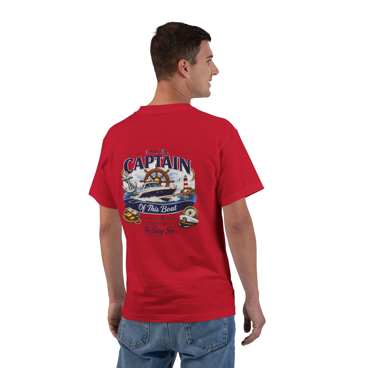 Captain Men's Short-Sleeve Crewneck Tee