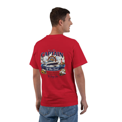 Captain Men's Short-Sleeve Crewneck Tee