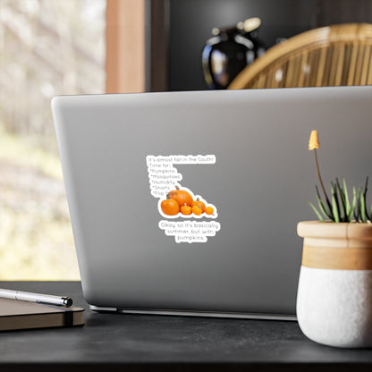 Fall In The South Vinyl Decal