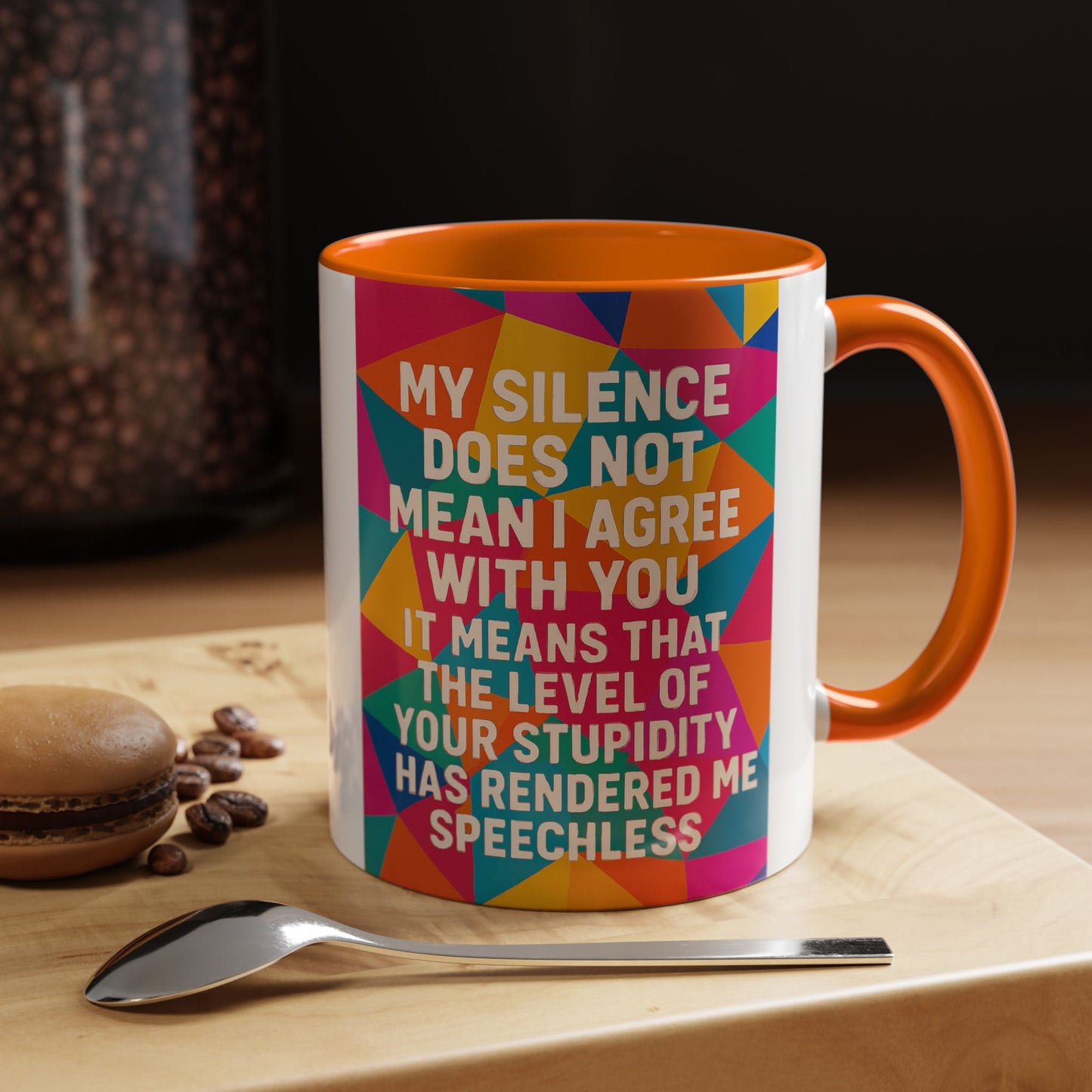 Speechless 2-Tone Coffee Mug