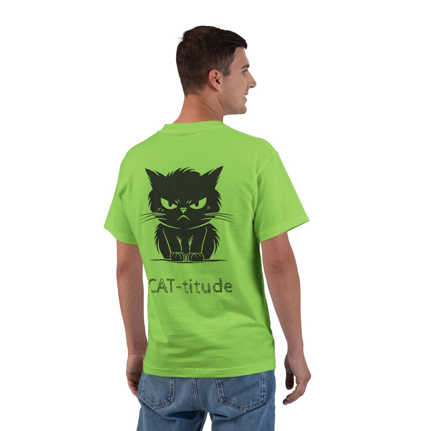 CAT-titude Men's Short-Sleeve Crewneck Tee