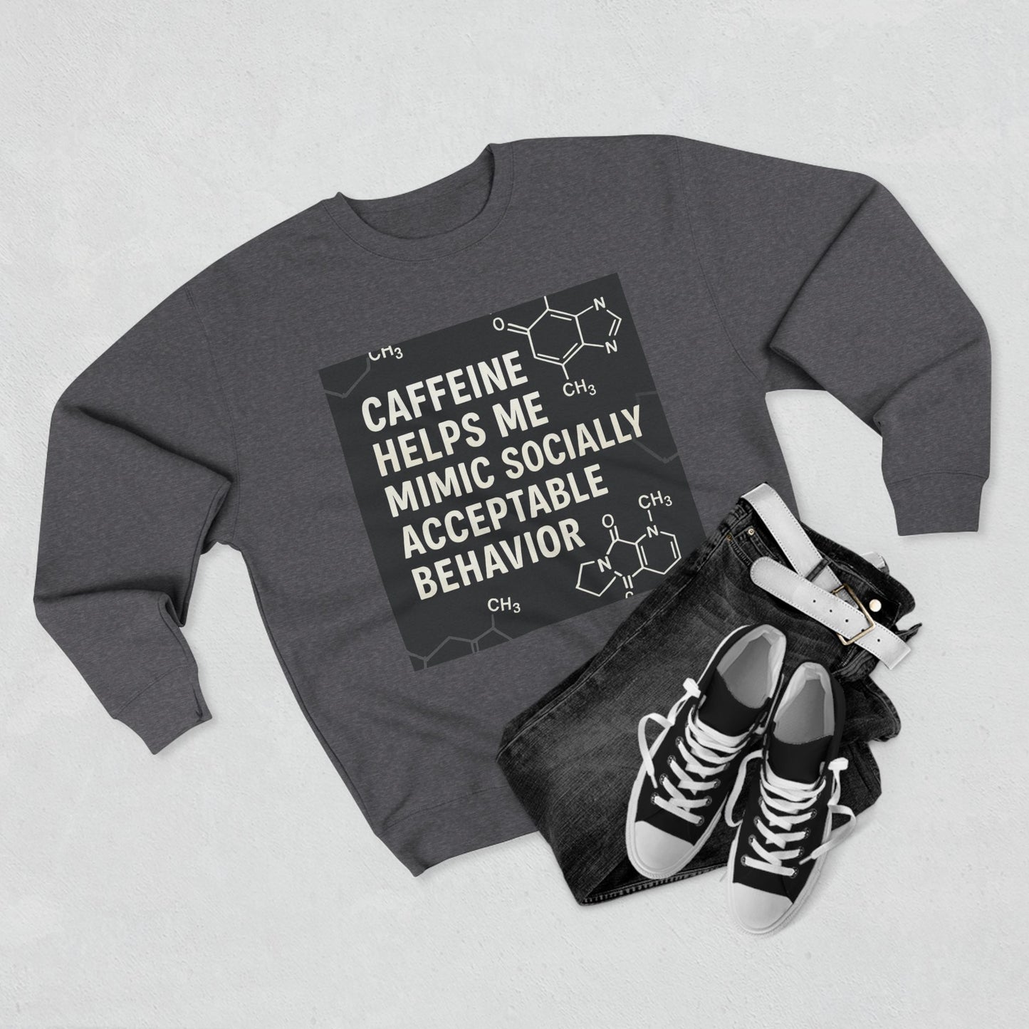 Socially Acceptable Unisex Crewneck Sweatshirt