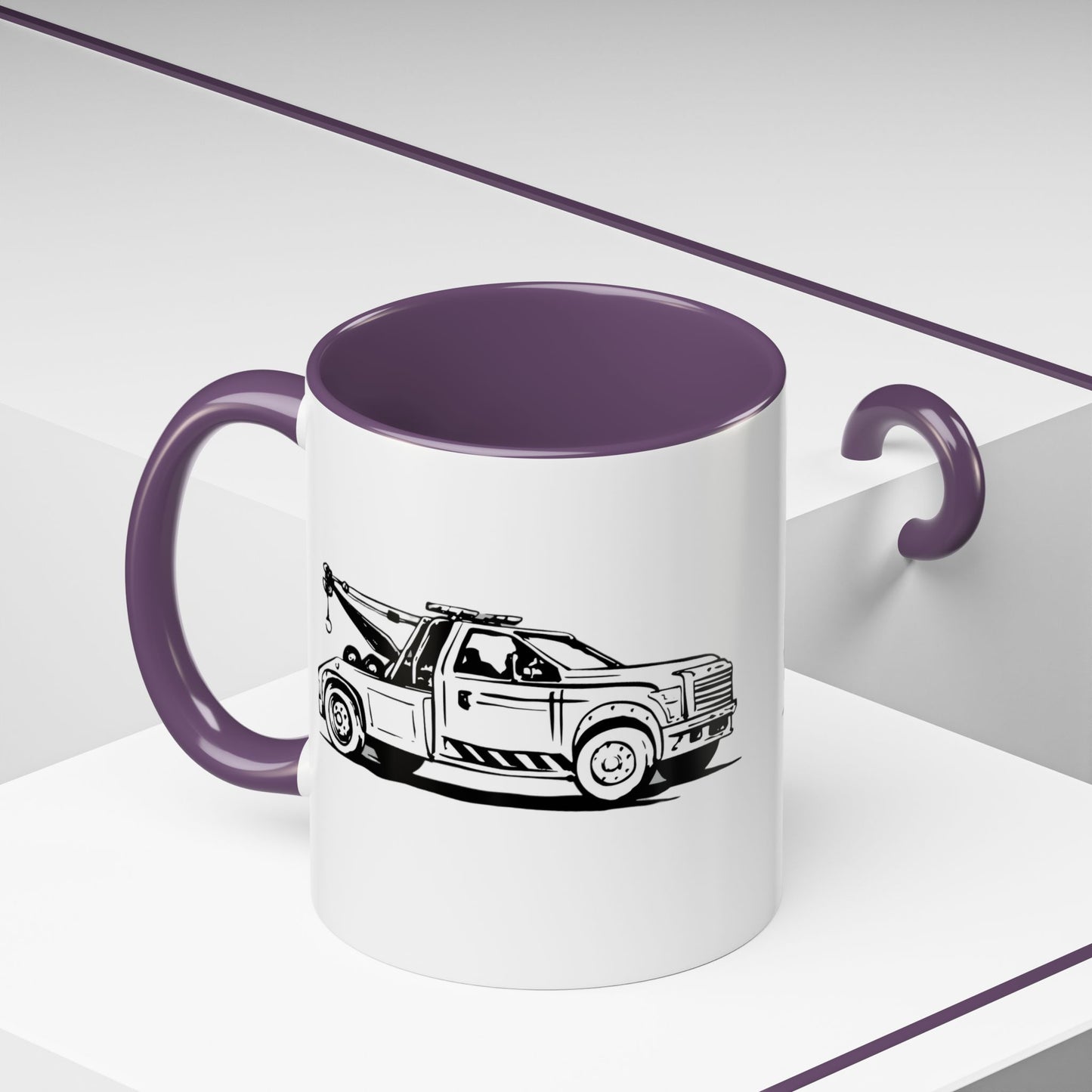 Wheel Lift Tow Truck 2-Tone Coffee Mug