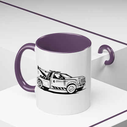 Wheel Lift Tow Truck 2-Tone Coffee Mug