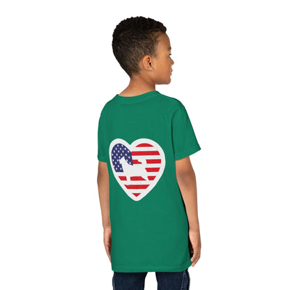 Malamute Flag Youth Unisex Short Sleeve Crewneck Tee