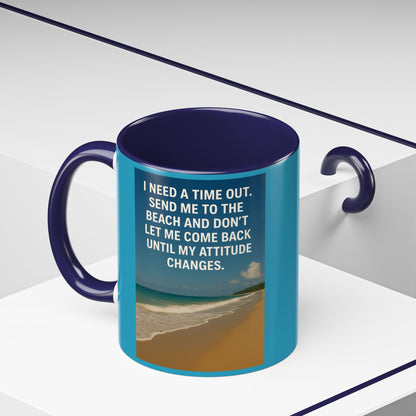 Time Out 2-Tone Coffee Mug