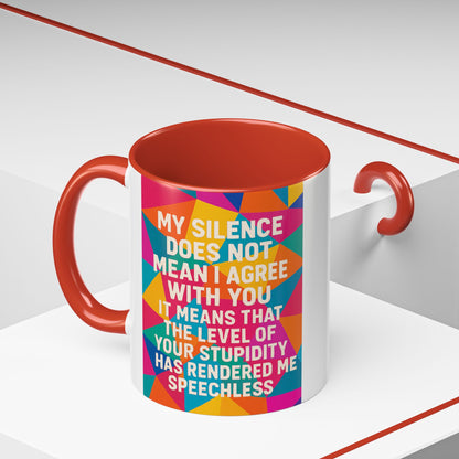 Speechless 2-Tone Coffee Mug