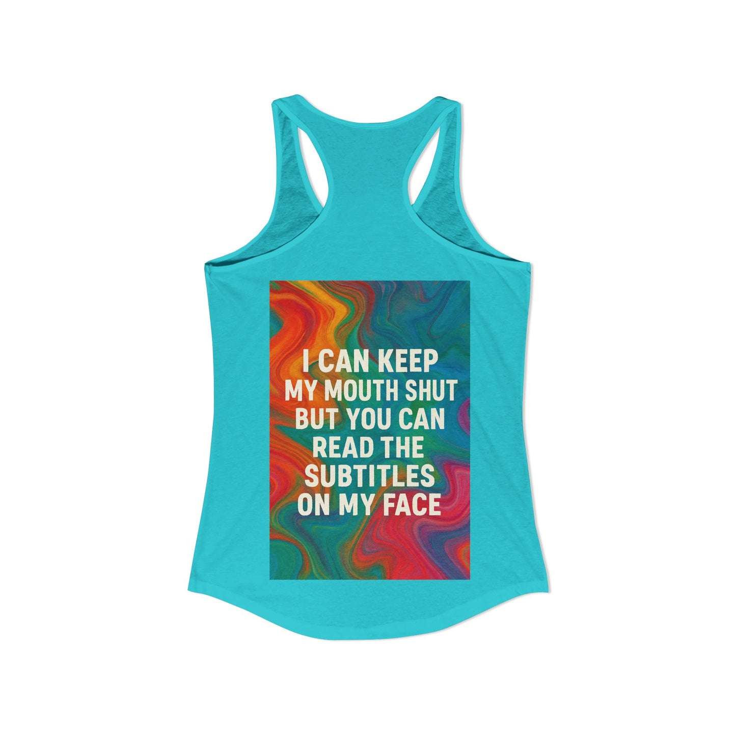 Subtitles Women's Racerback Tank