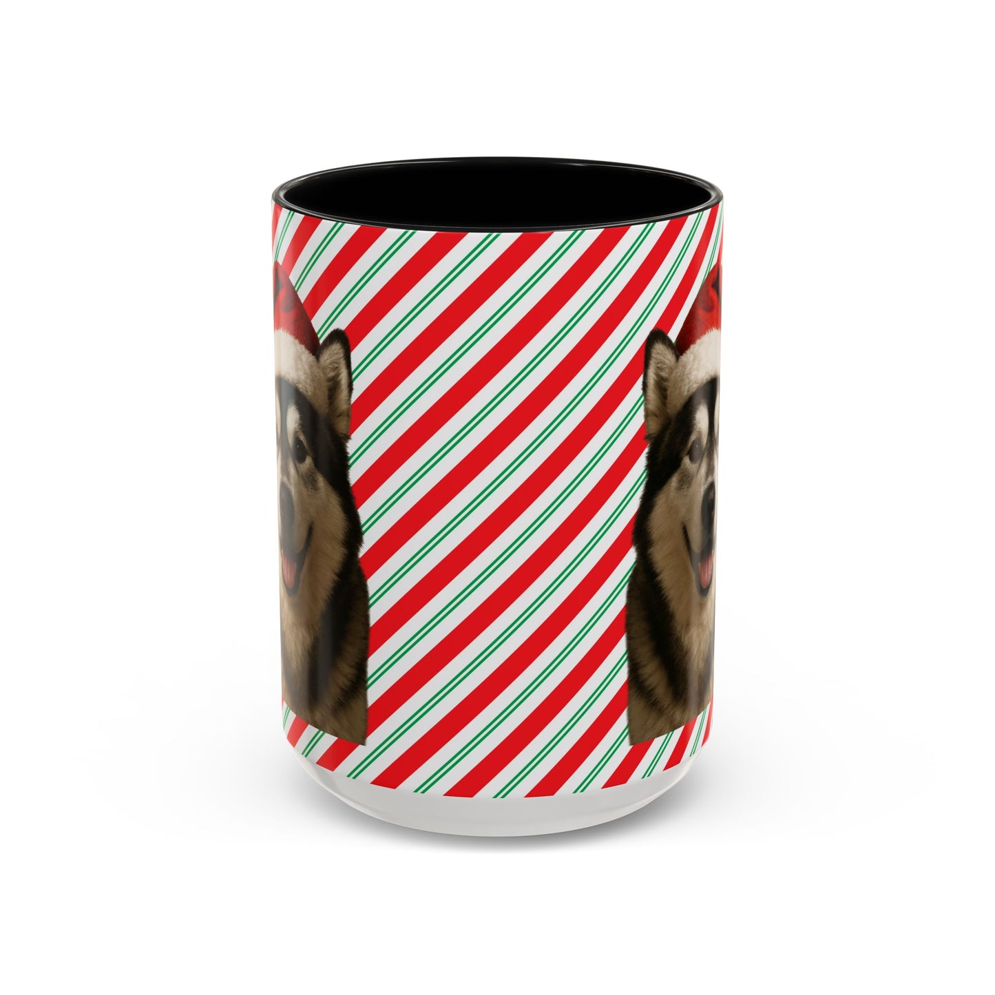 Santa Paws Malamute 2-Tone Coffee Mug