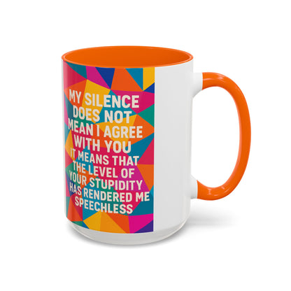 Speechless 2-Tone Coffee Mug