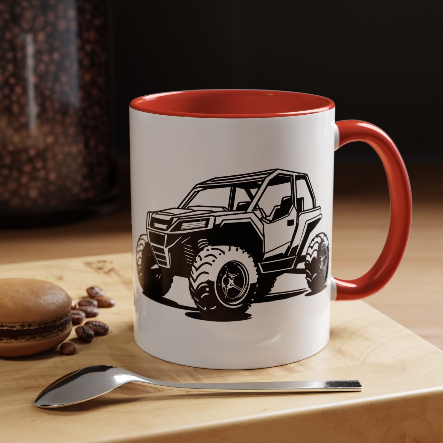 Off The Beaten Path Side By Side 2-Tone Coffee Mug