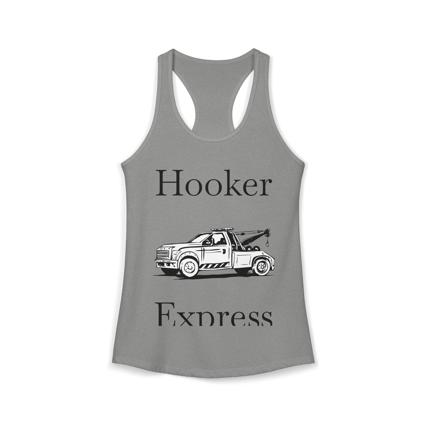 H**ker Express Wheel Lift Tow Truck Women's Racerback Tank