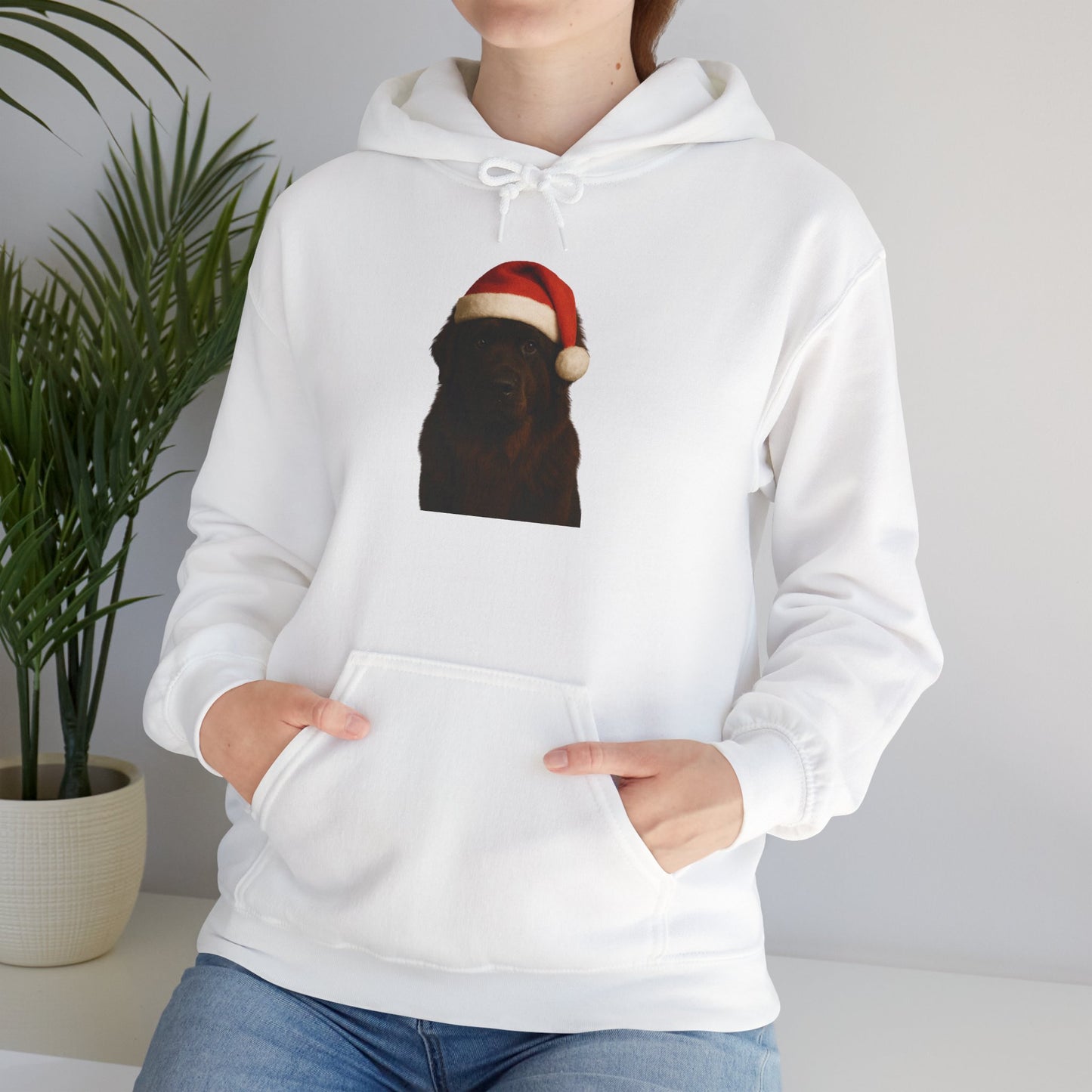 Santa Paws Newfie Unisex Hoodie
