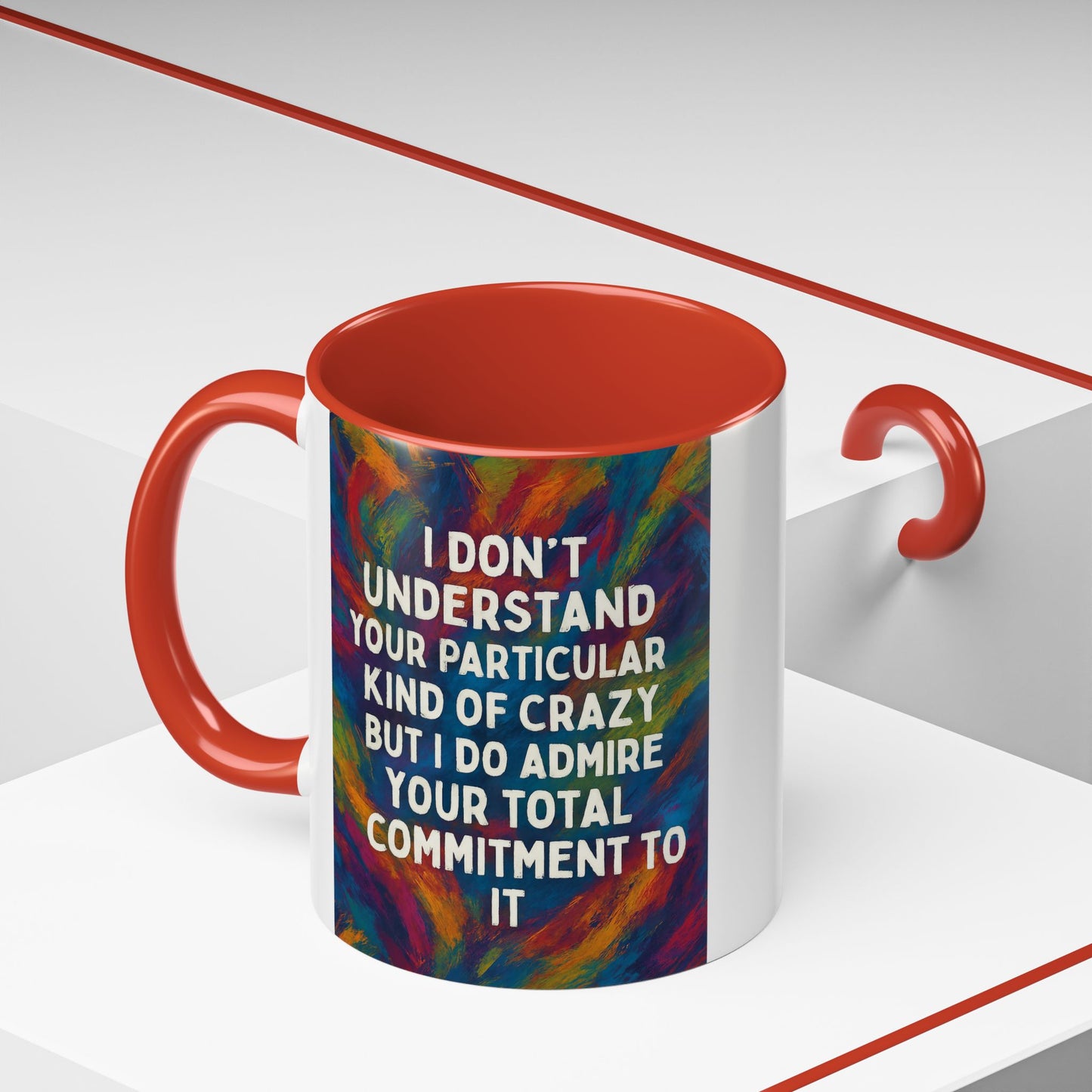 Kind Of Crazy 2-Tone Coffee Mug