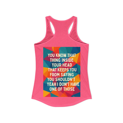 No Filter Women's Racerback Tank