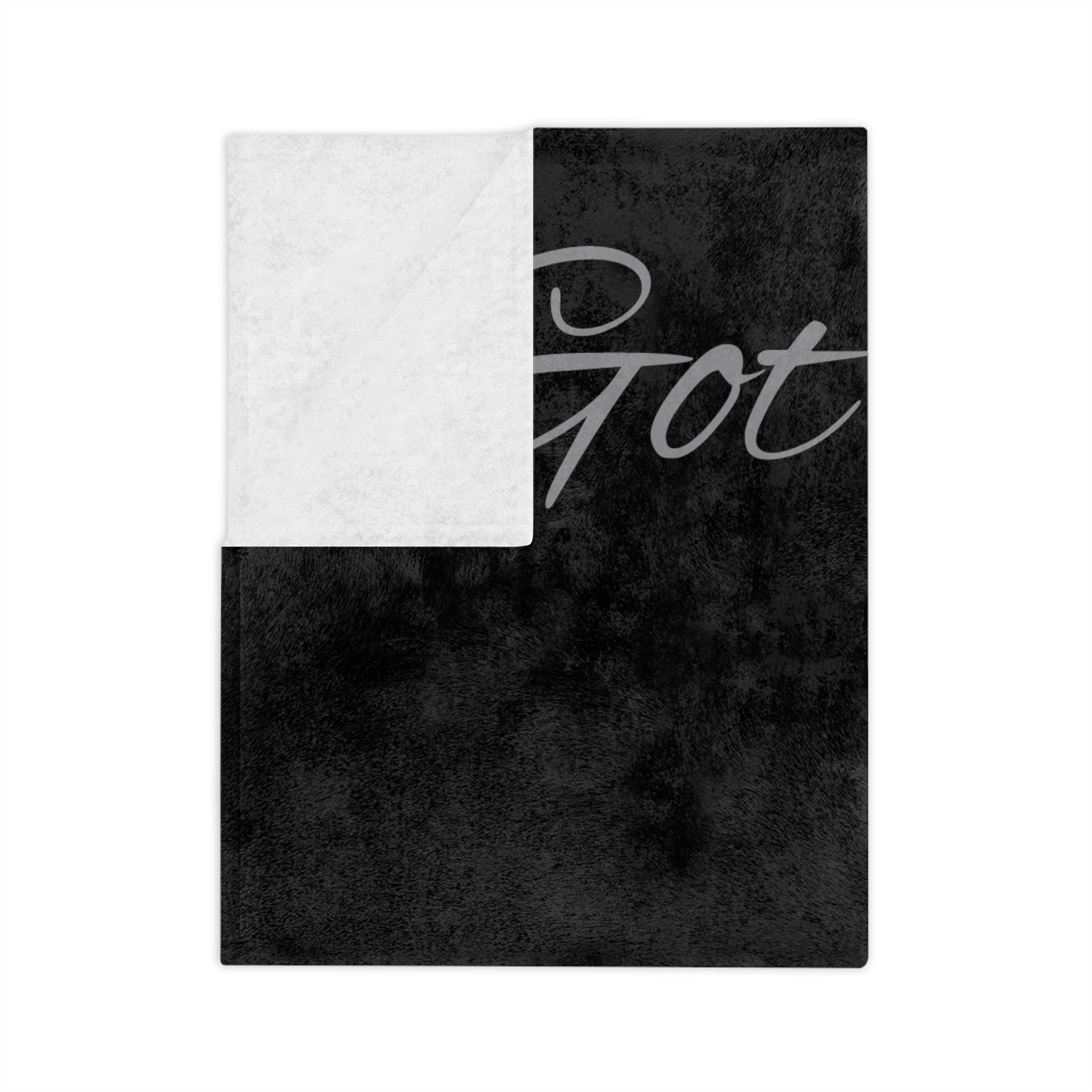 Got Snow? Velveteen Microfiber Blanket