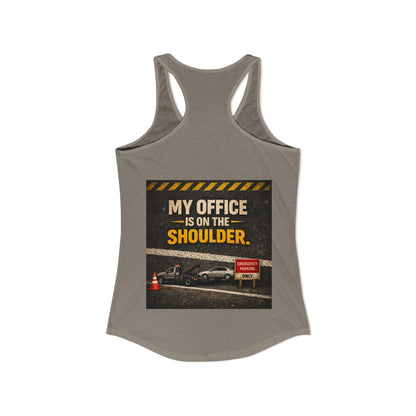 My Office Women's Racerback Tank