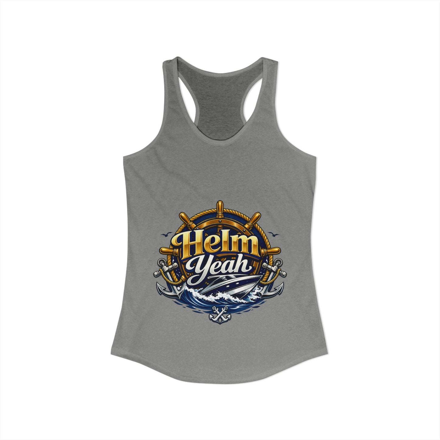 Helm Yeah Women's Racerback Tank