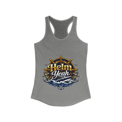 Helm Yeah Women's Racerback Tank