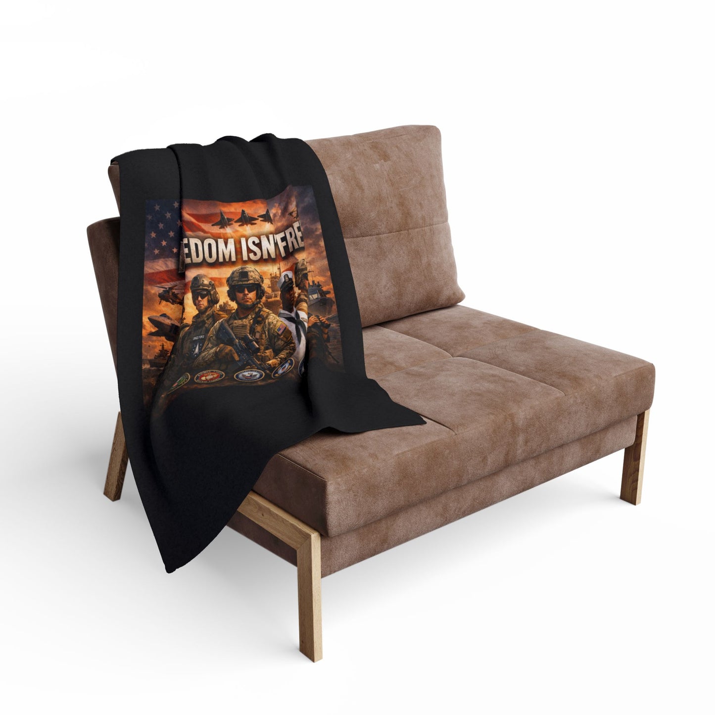 Freedom Isn't Free Arctic Fleece Blanket
